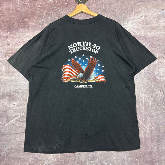 90s Forever Free Truckers Only 3D Emblem Shirt 3211