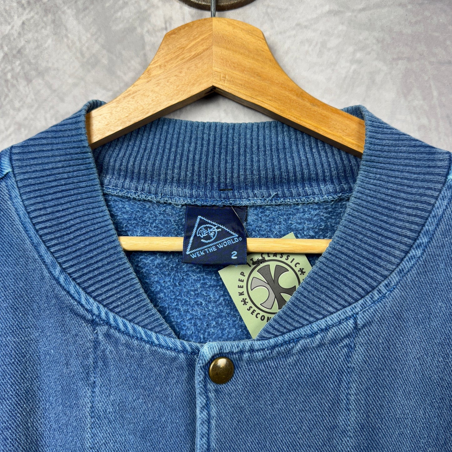 90s Blue Porsche Bomber Jacket 4003