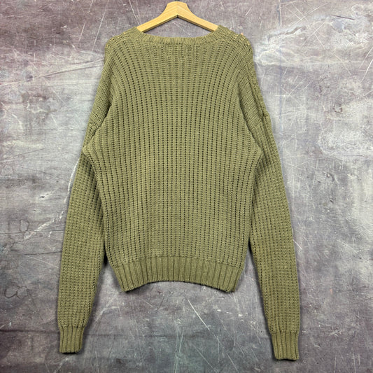 90s Tan Brown Gap Chunky Knit Sweater M 2026