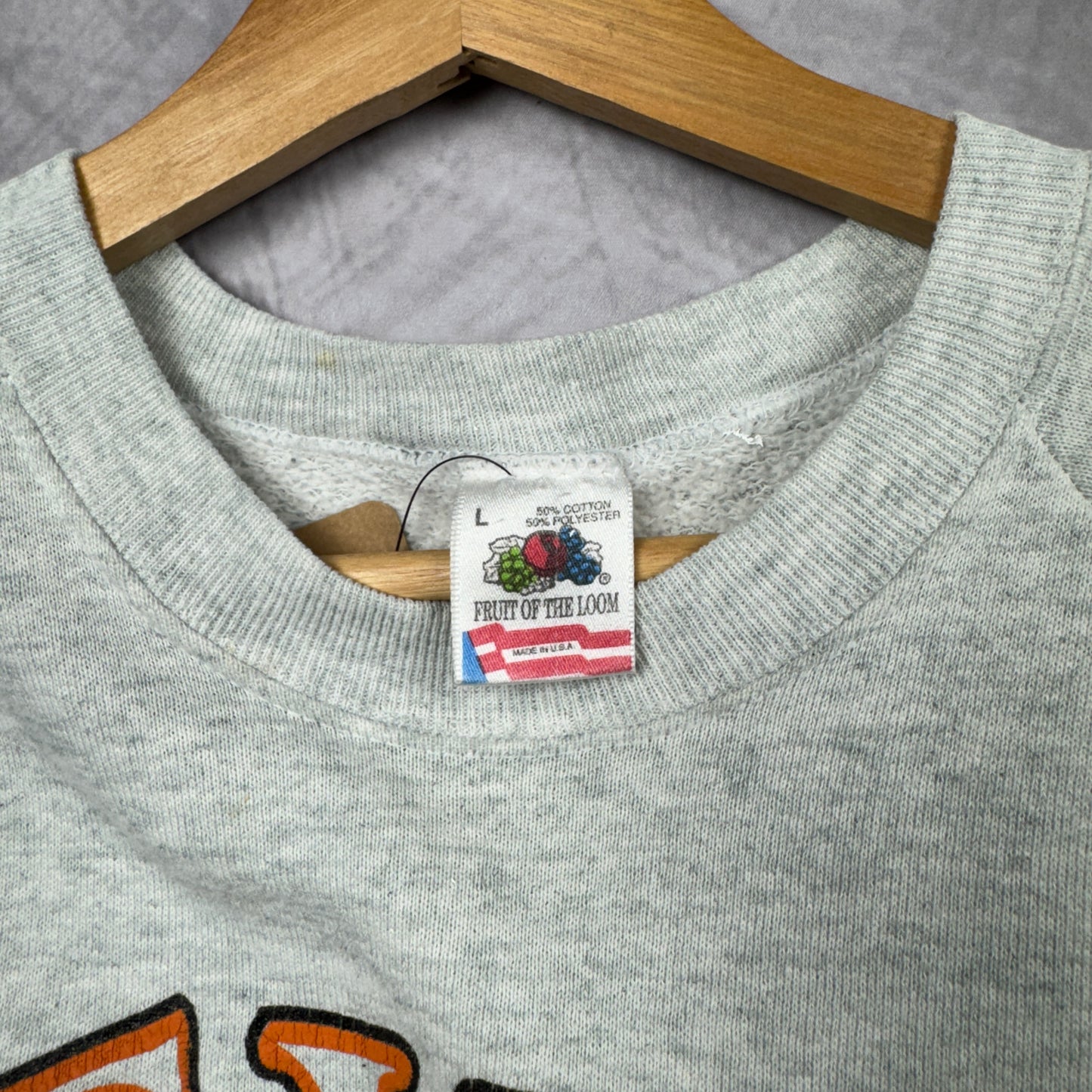 90s Grey Texas Longhorns Crewneck Sweatshirt 4353