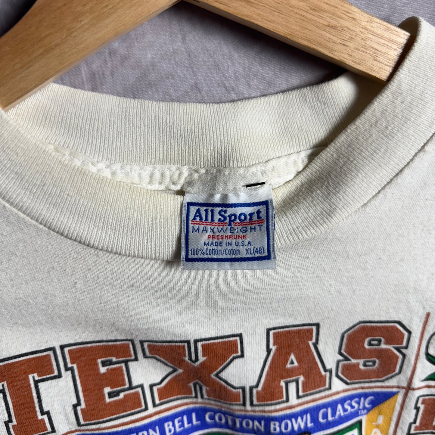 1999 White Texas Longhorns Cotton Bowl Shirt 4568