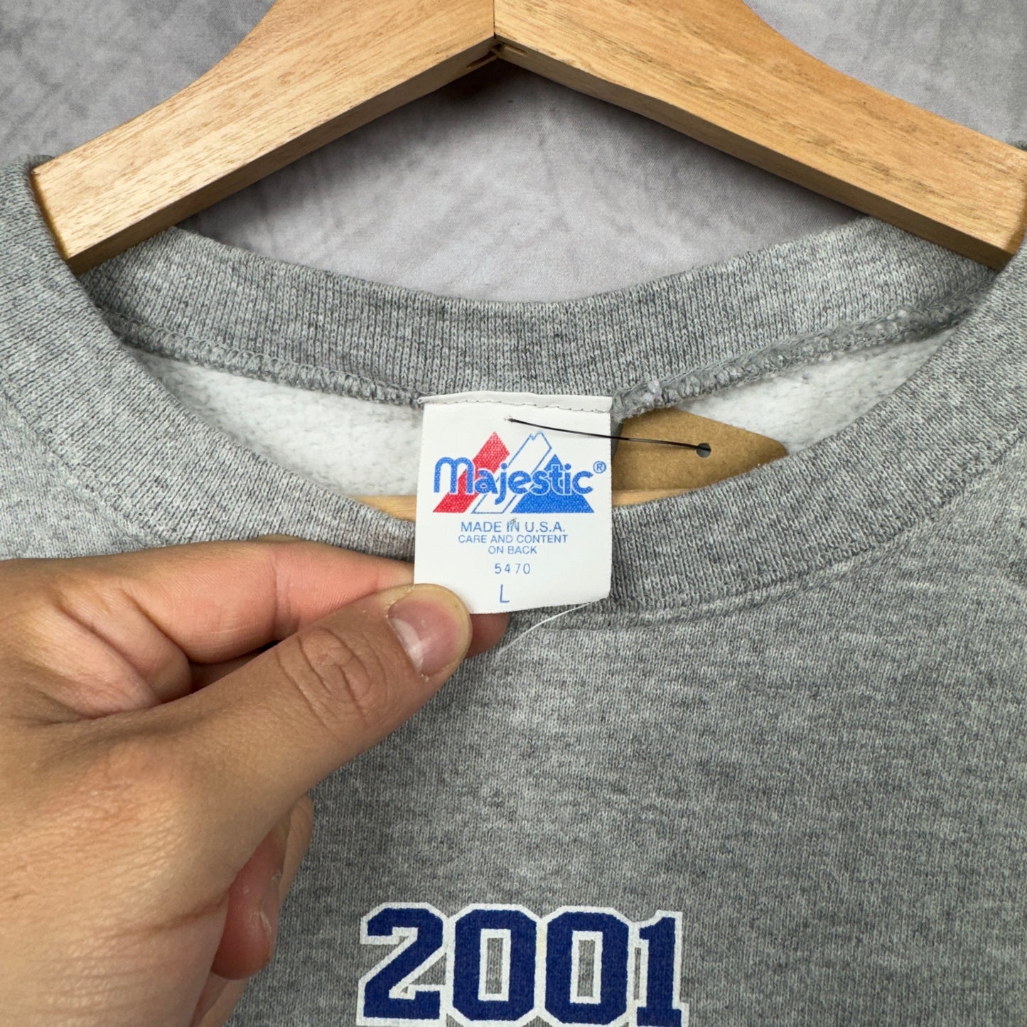 2001 Grey Cullingham Holiday Bowl Texas Longhorns Crewneck Sweatshirt 4352