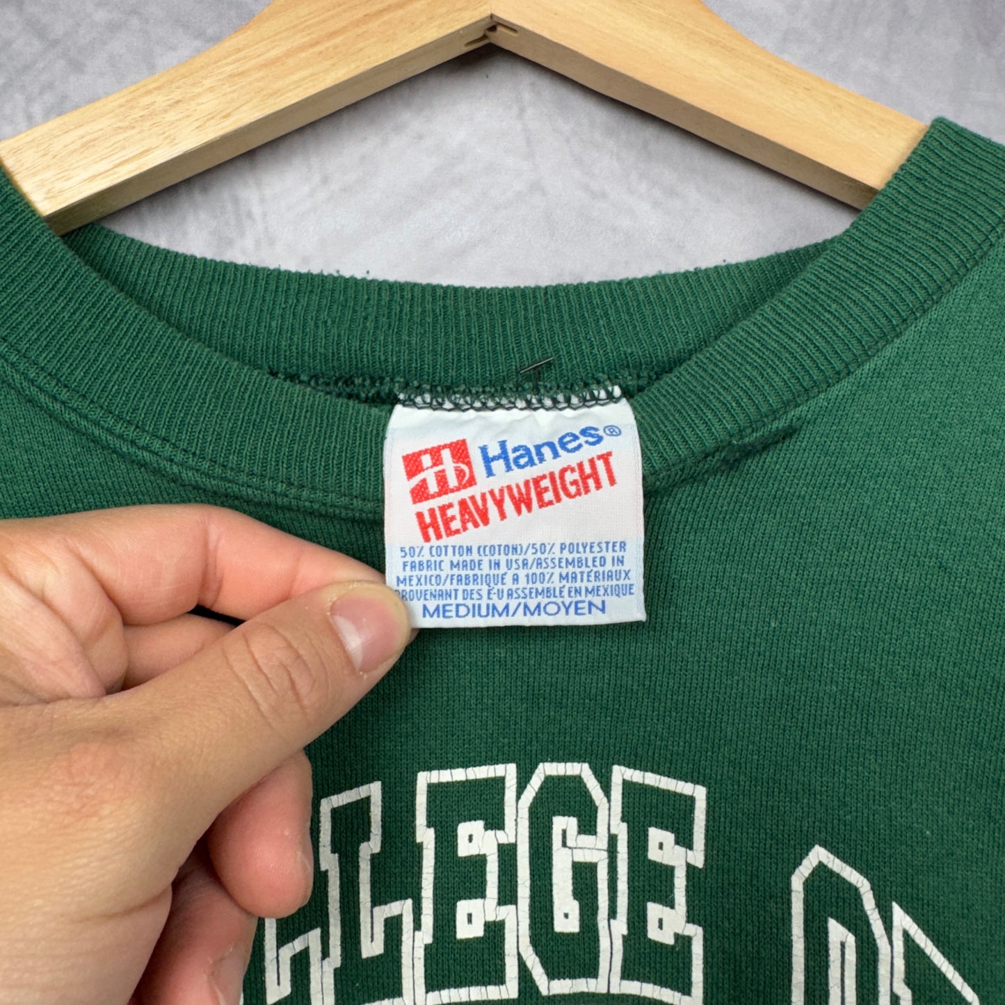 90s Green Engineering Texas Longhorns Crewneck Sweatshirt 4356