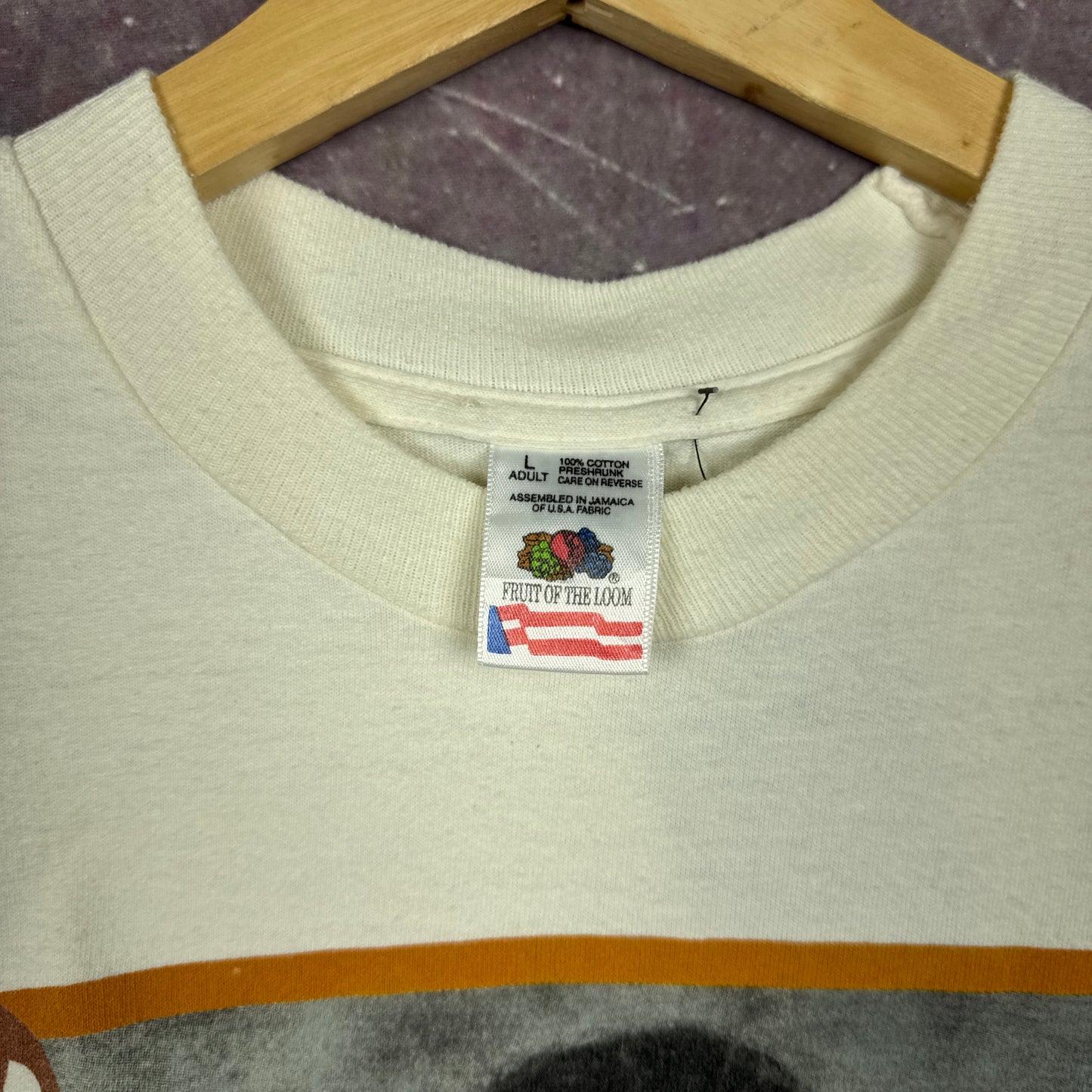 90s White Neil Diamond I Am I Said Graphic Shirt L 2865