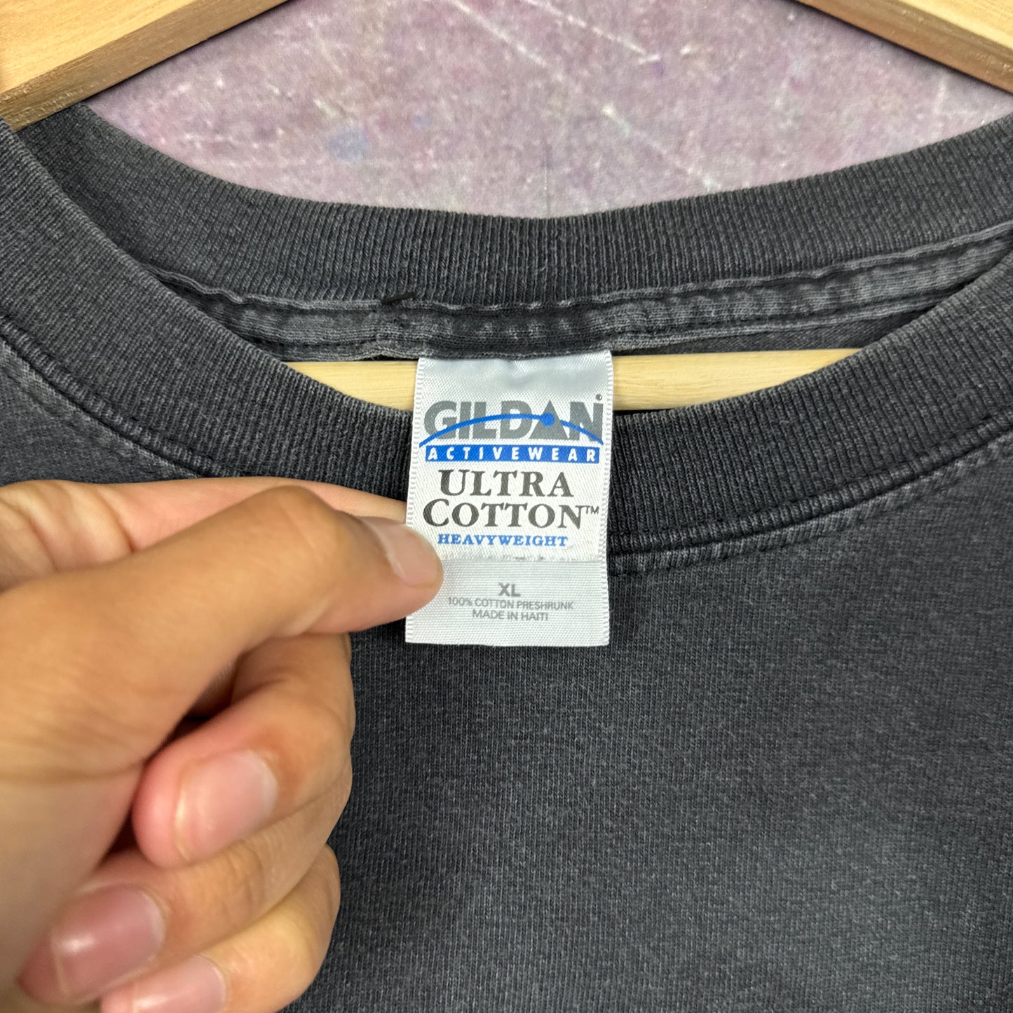 2001 Faded Black Neil Diamond On Tour Live In Concert Graphic Shirt XL 2870