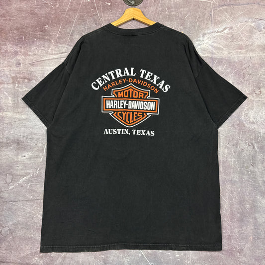 90s Black Harley Davidson Shirt 3212