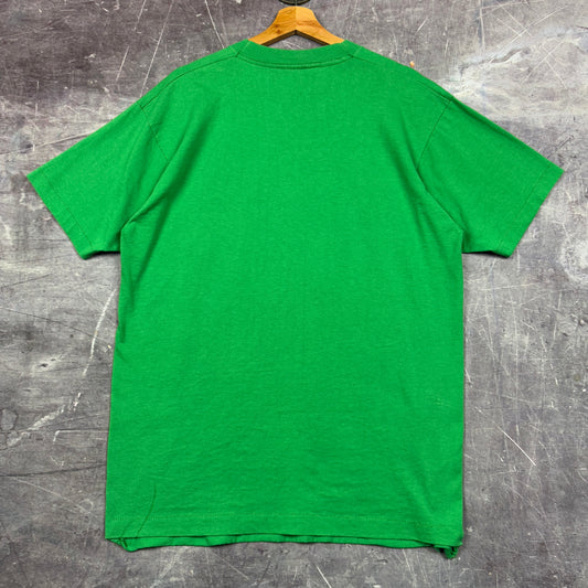 90s Green Leprechaun St. Patrick's Day Graphic Shirt L 0990