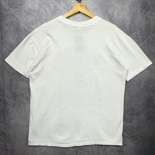 1990 White New York Giants Superbowl XXV Shirt 4252