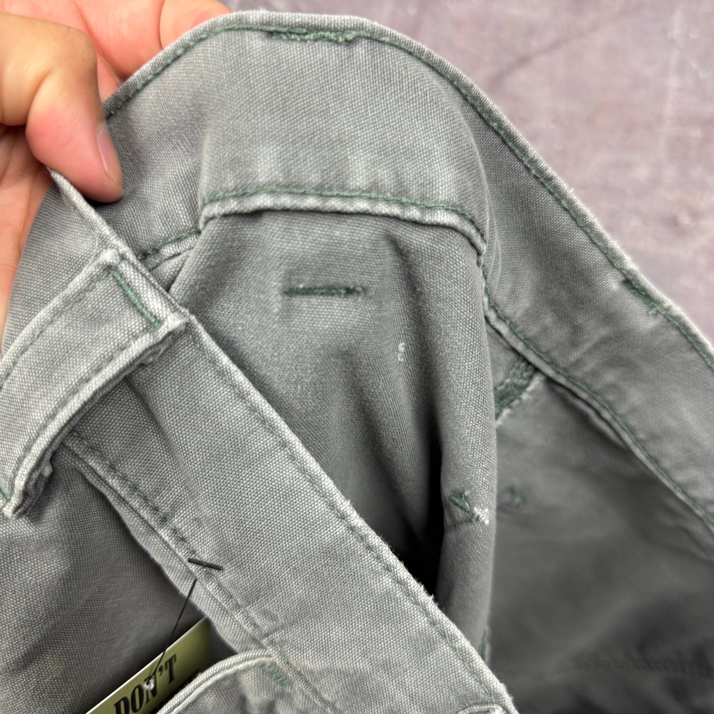 Early 00s Gray Carhartt Lightweight Carpenter Work Pants 34x30 2434