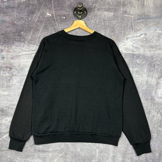 90s Black Bart Simpson Graphic Crewneck Sweatshirt M 0034