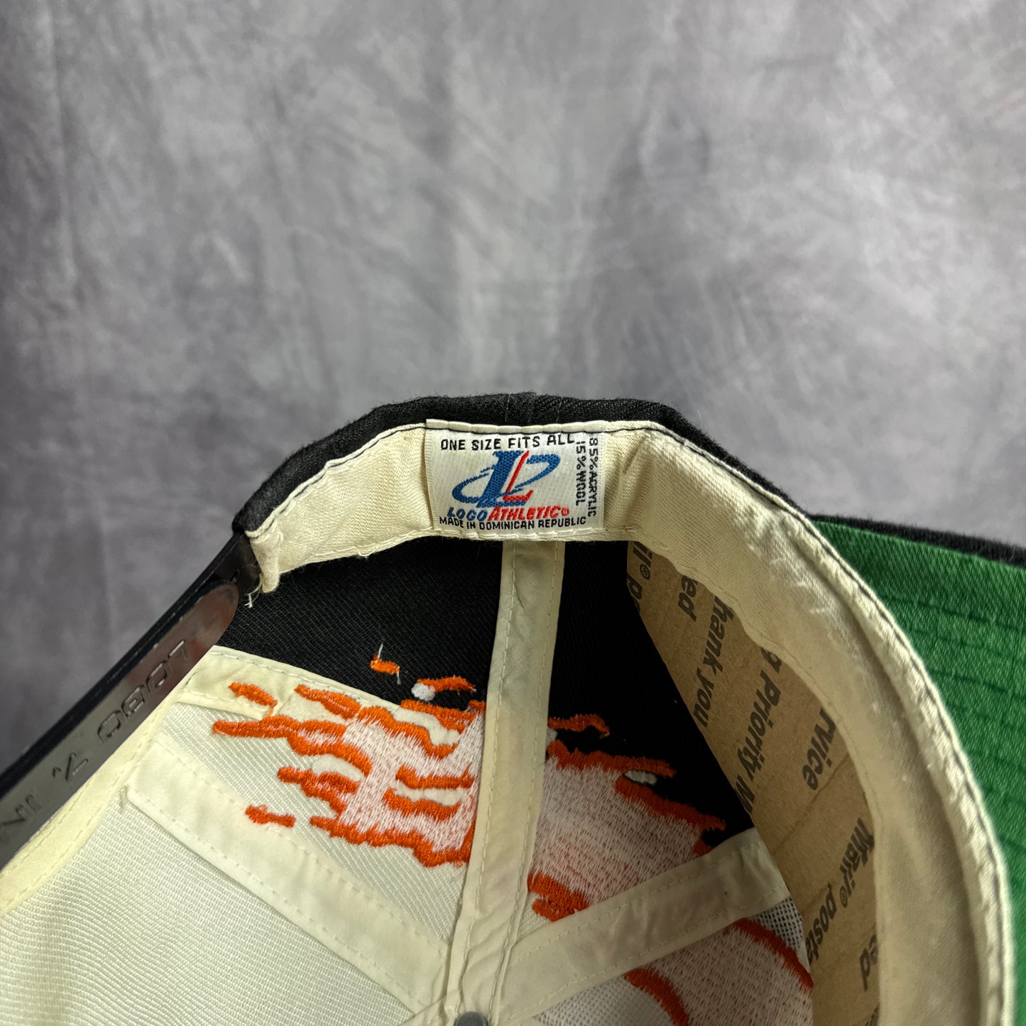 90s Texas Longhorns Logo Athletic Splash Snapback Hat 4624