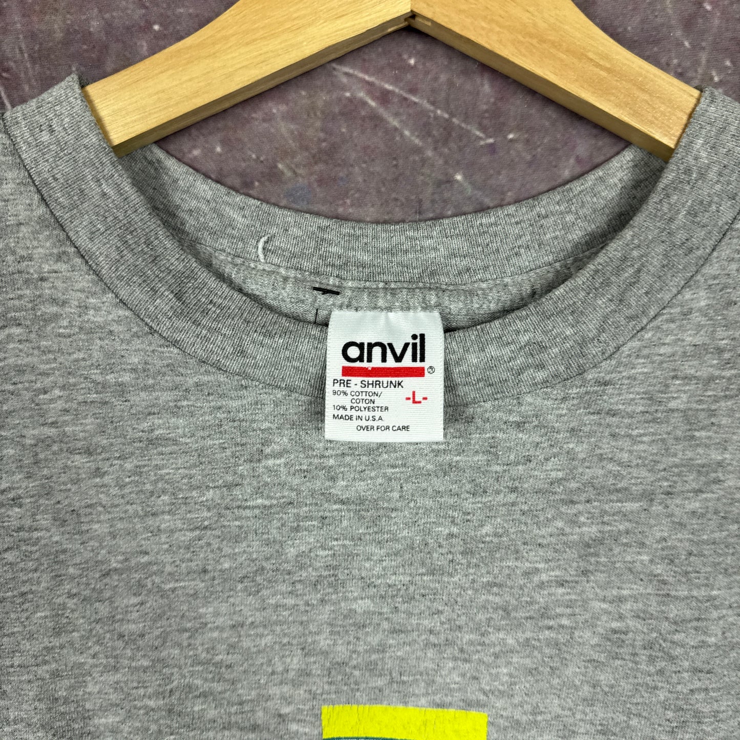 90s Heather Gray Machine Head Sound Design + Music Graphic Shirt M 2908