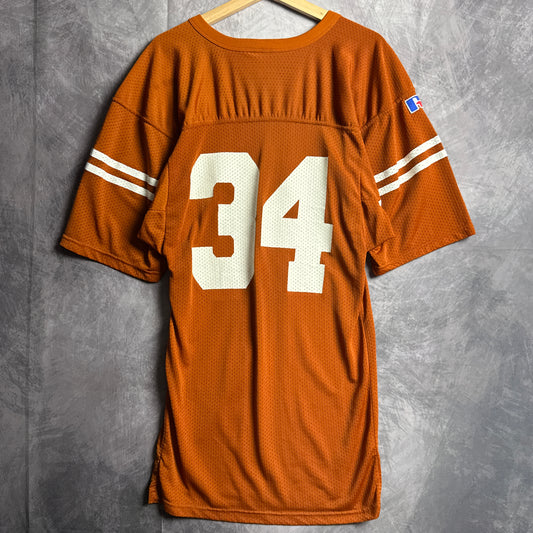 90s Orange Texas Longhorns Russell Ricky Williams #34 Jersey 4615