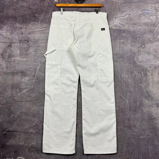 00s White Painter Dickies Carpenter Work Pants 32x30 0386