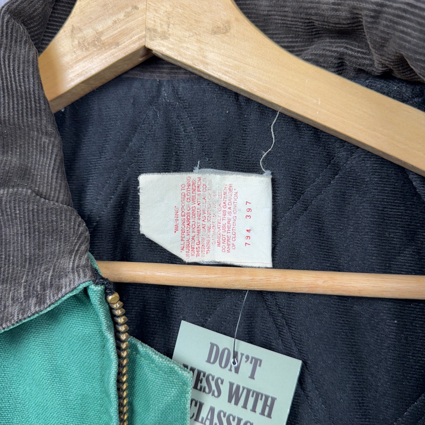 90s Green Carhartt Aztec Jacket 4048