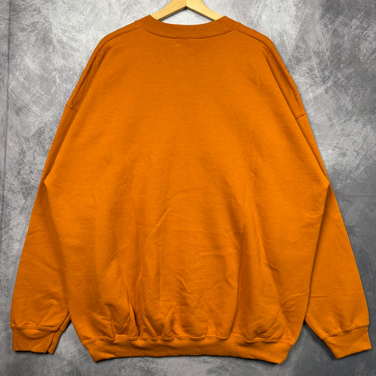 2005 Orange Rose Bowl Texas Longhorns Crewneck Sweatshirt 4363