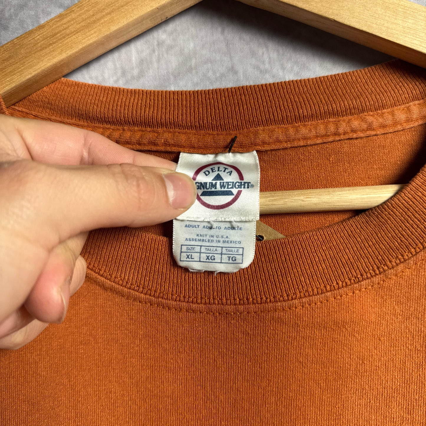 00s Orange Texas Longhorns O Who? Shirt 4494