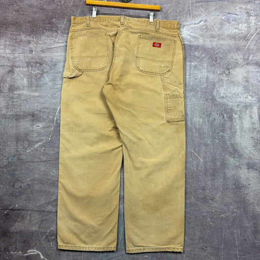 Early 00s Tan Brown Dickies Carpenter Work Pants 41x29.5 2178