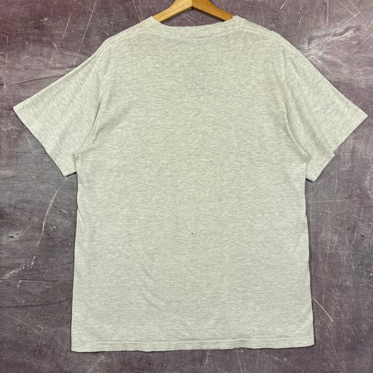 1993 Grey Kansas Looney Tunes Basketball Shirt 3321