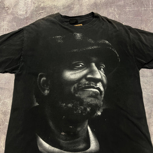 90s Faded Black Redd Foxx Portrait Sanford and Son Graphic Shirt XL F18