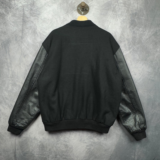 00s Black Audi Letterman Jacket 4040