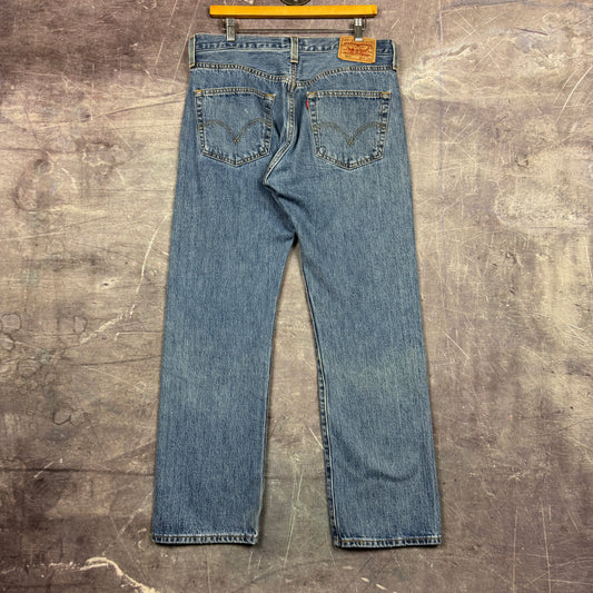 Early 00s Medium Wash Levi's 501 Denim Jeans 33x29.5 0704