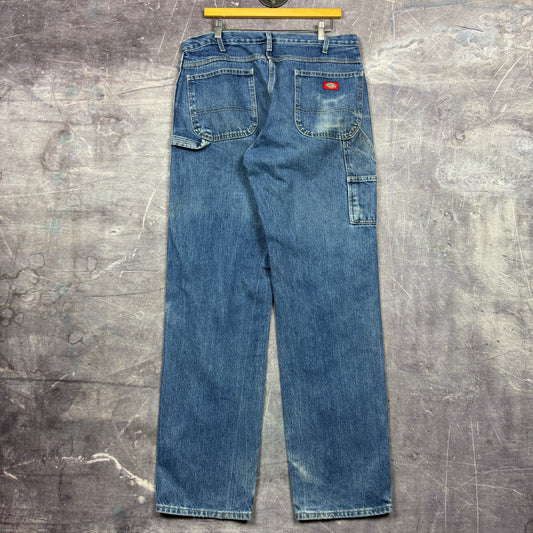 00s Lightwash Denim Carpenter Work Jeans 35x34 0447