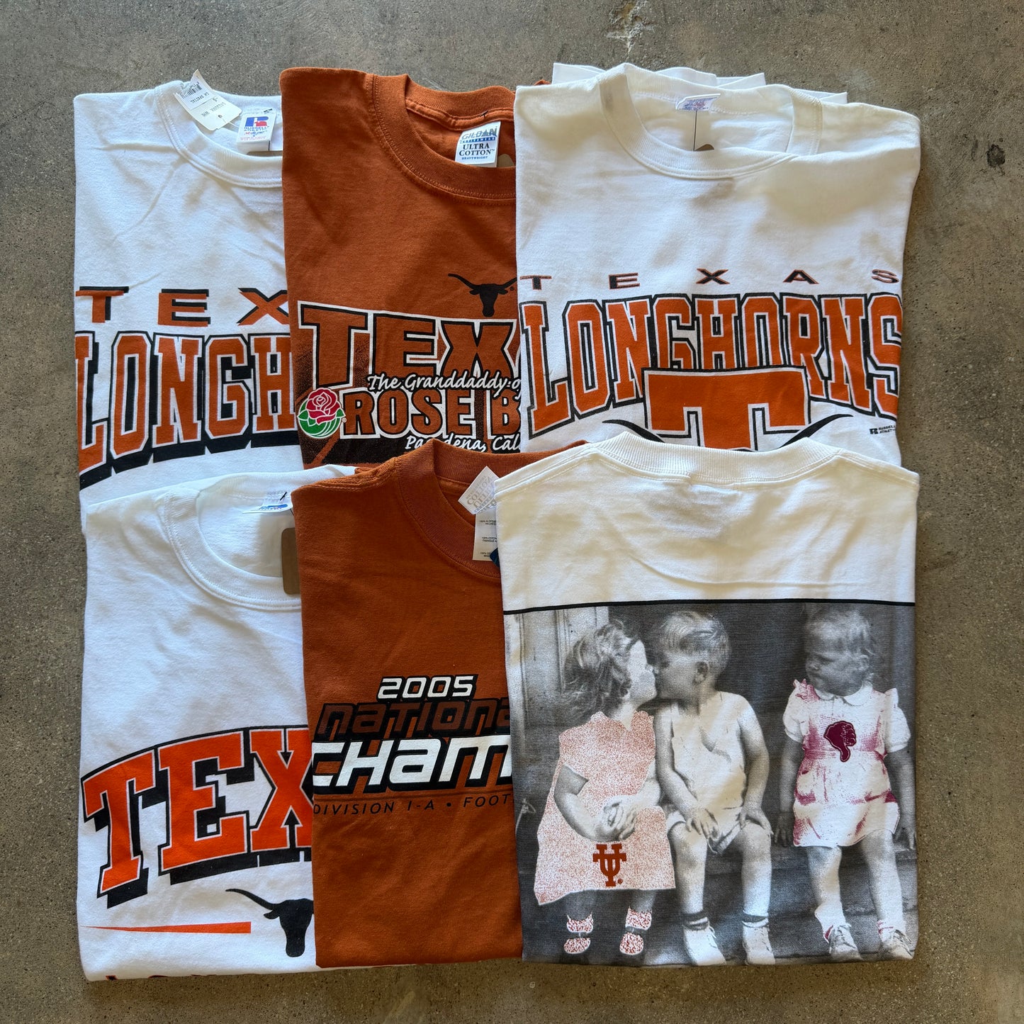 Size Small Vintage Texas Longhorns Shirt Bundles (2-3 Tees)