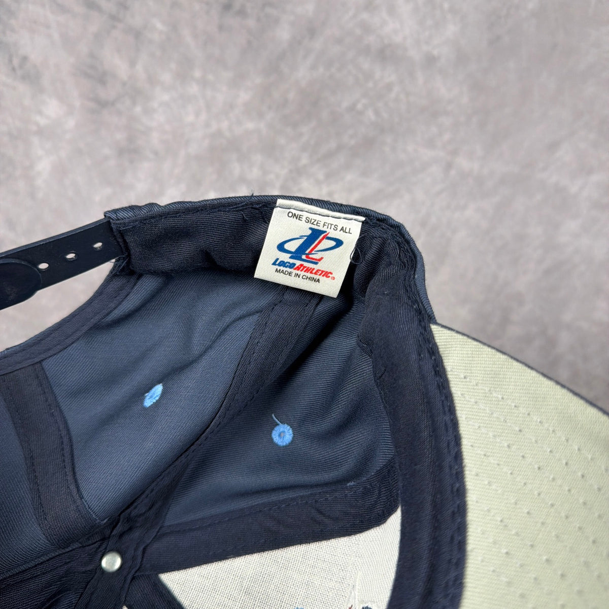 90s Navy Blue Tennessee Titans Logo Athletic Snapback Hat 6870