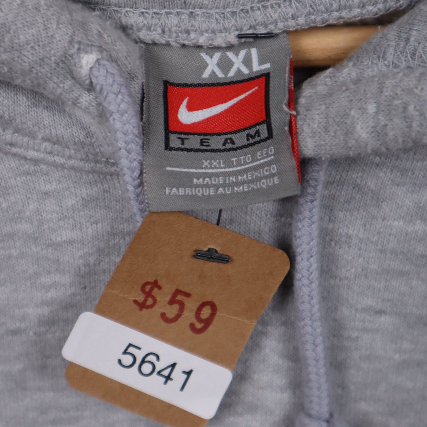 00s Grey Nike Texas Hoodie 5641