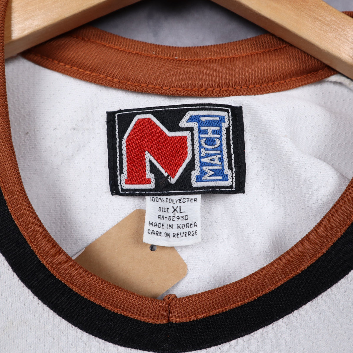 90s White University of Texas Hockey Jersey 5818