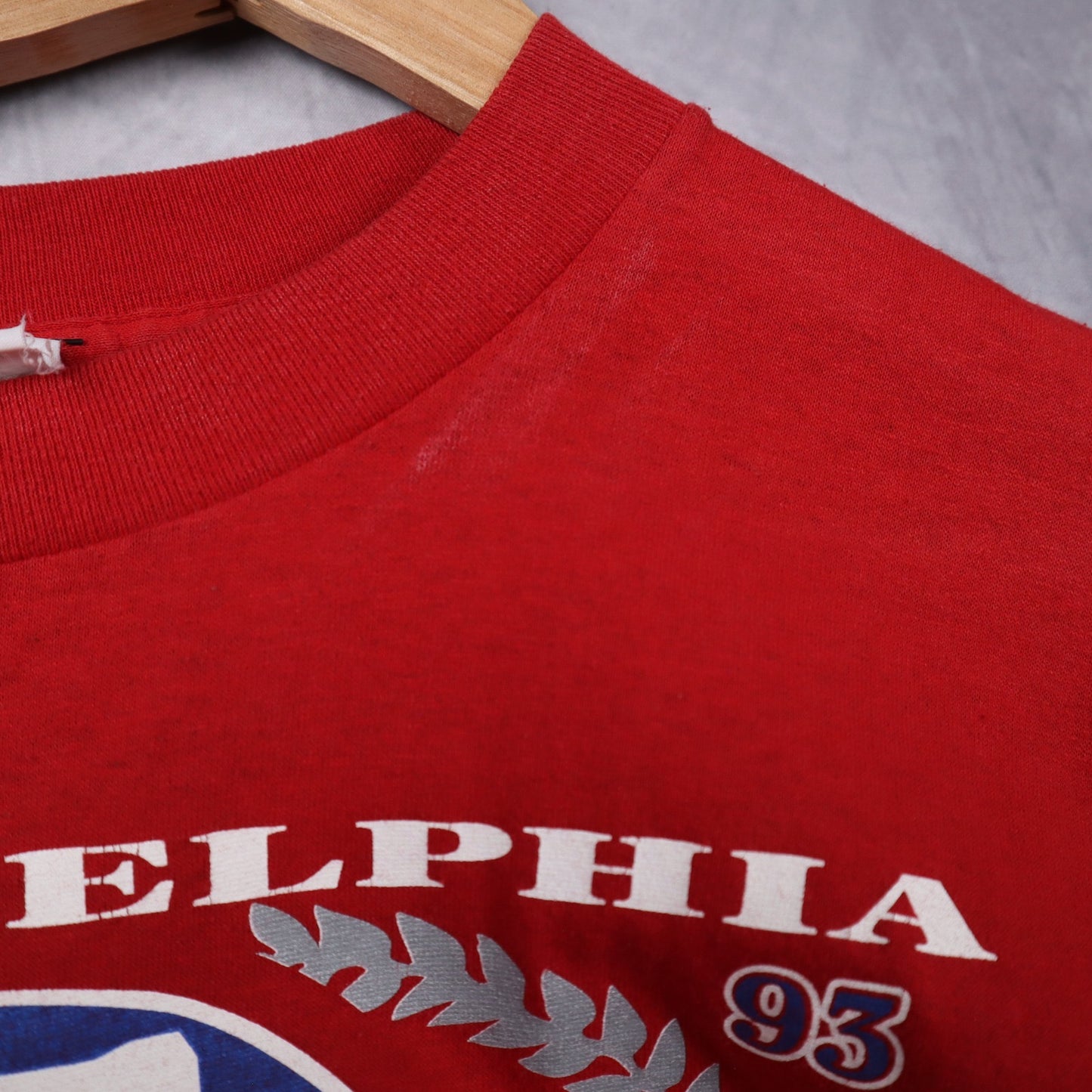 1993 Red Philadelphia Phillies National League Champions Shirt 4694