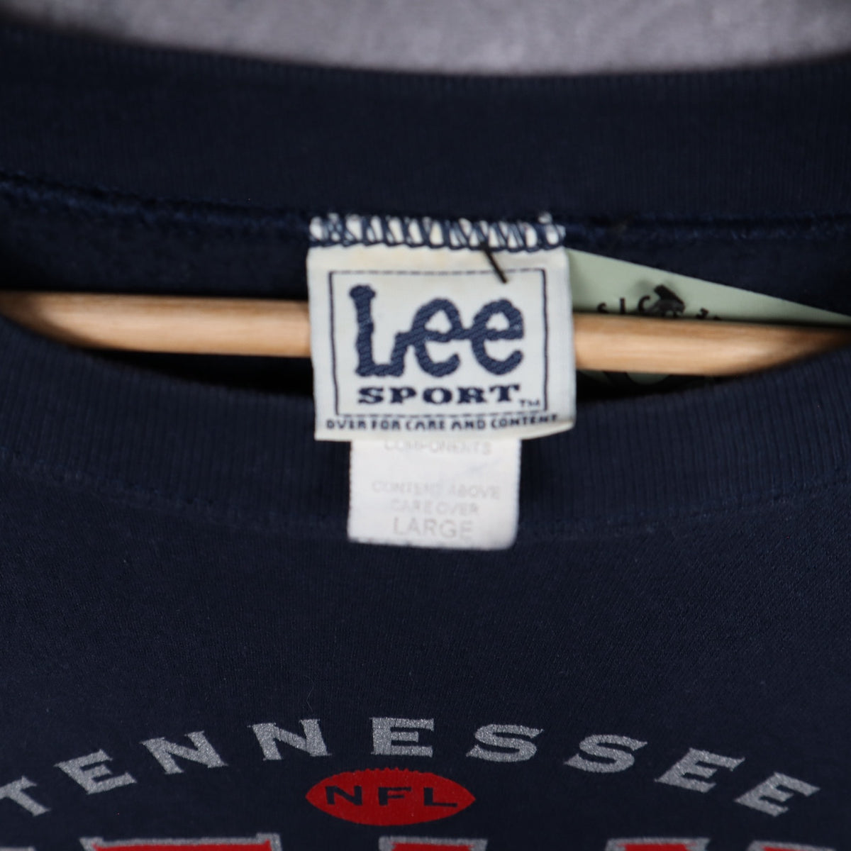 2001 Navy Blue Tennessee Titans Football Crewneck Sweatshirt 6445