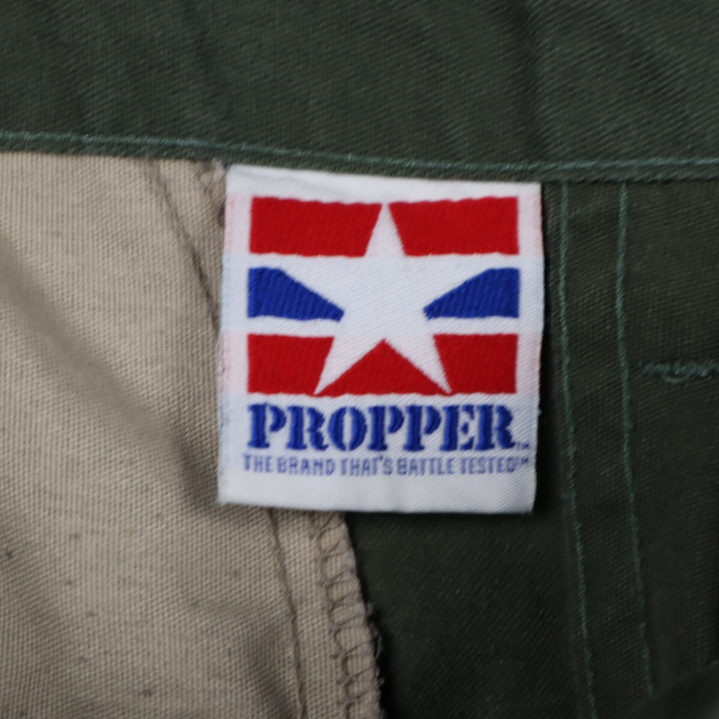 Y2K Olive Green Propper Military Style Cargo Pants 5186