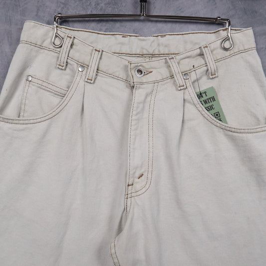 90s Cream Levi's Denim Shorts 5175