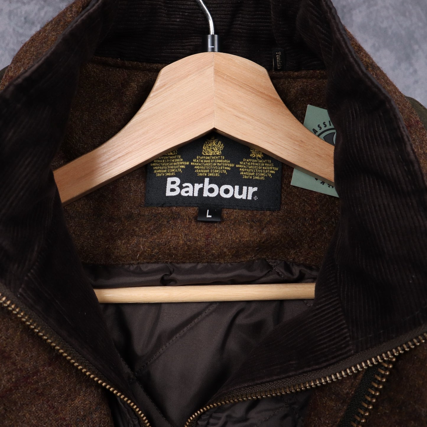 00s Olive Green Barbour Waxed Cotton Jacket 5074