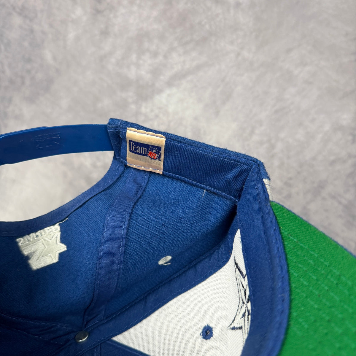 90s Blue Dallas Cowboys Starter Snapback Tri Power Hat 6829
