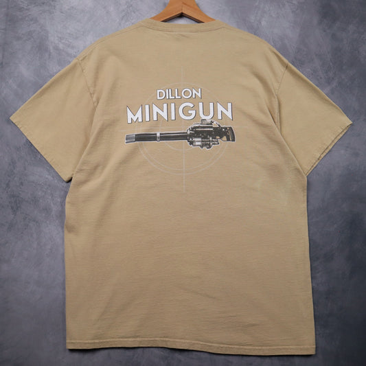 Y2K Tan Dillon Aero Minigun Shirt 4645