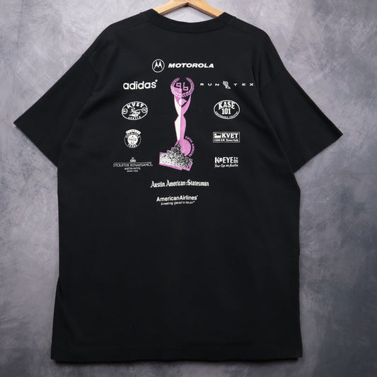 1996 Black Motorola Austin Marathon Shirt 4668
