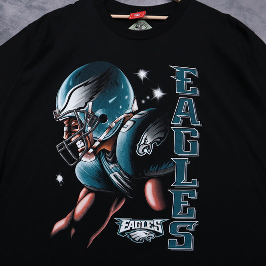 00s Black Philadelphia Eagles Shirt 6755