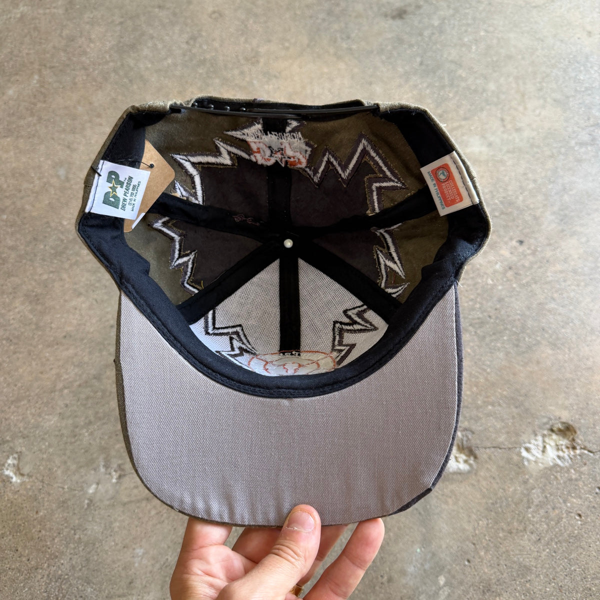 90s Green University of Texas Drew Pearson Snapback Hat 5766
