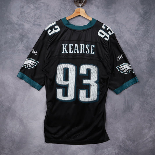 00s Black Philadelphia Eagles Kearse #93 Reebok NFL Jersey 6670