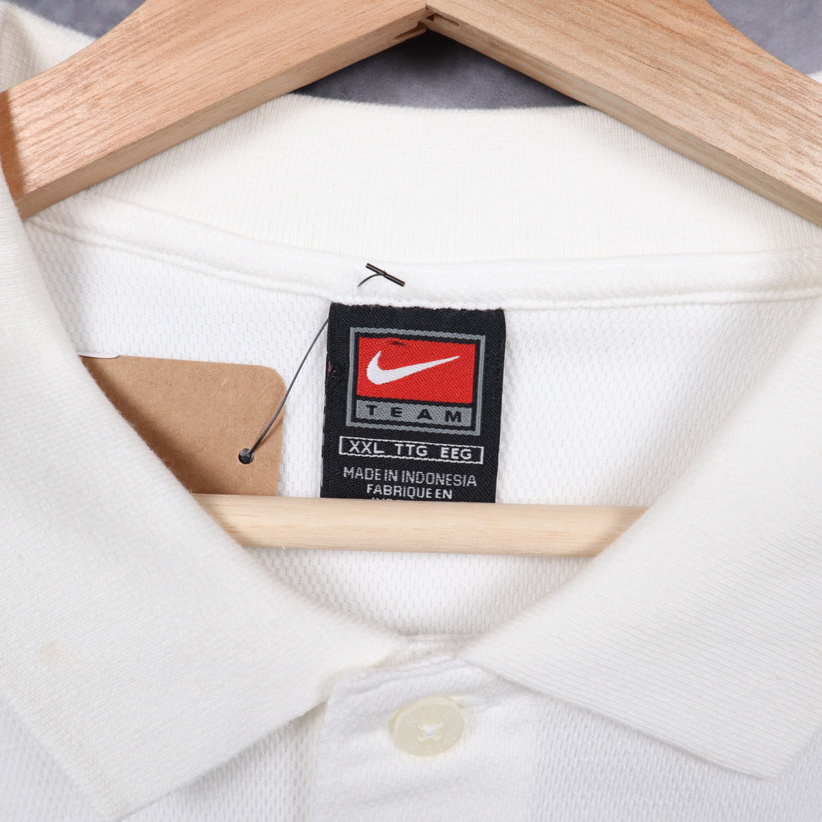 00s White Nike Texas Longhorns Golf Polo Shirt 5817