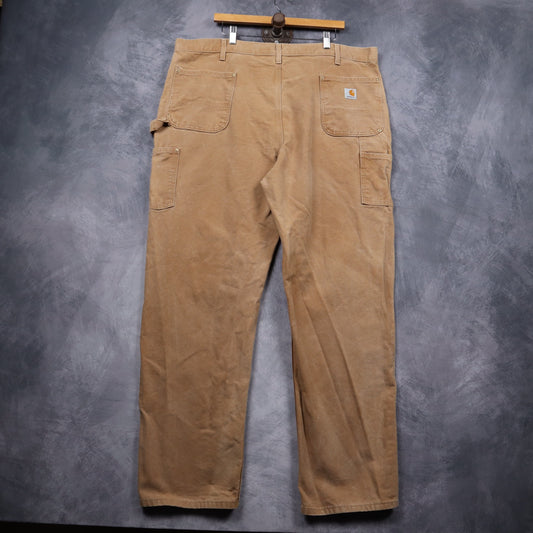 00s Tan Brown Carhartt Double Knee Carpenter Pants 5011
