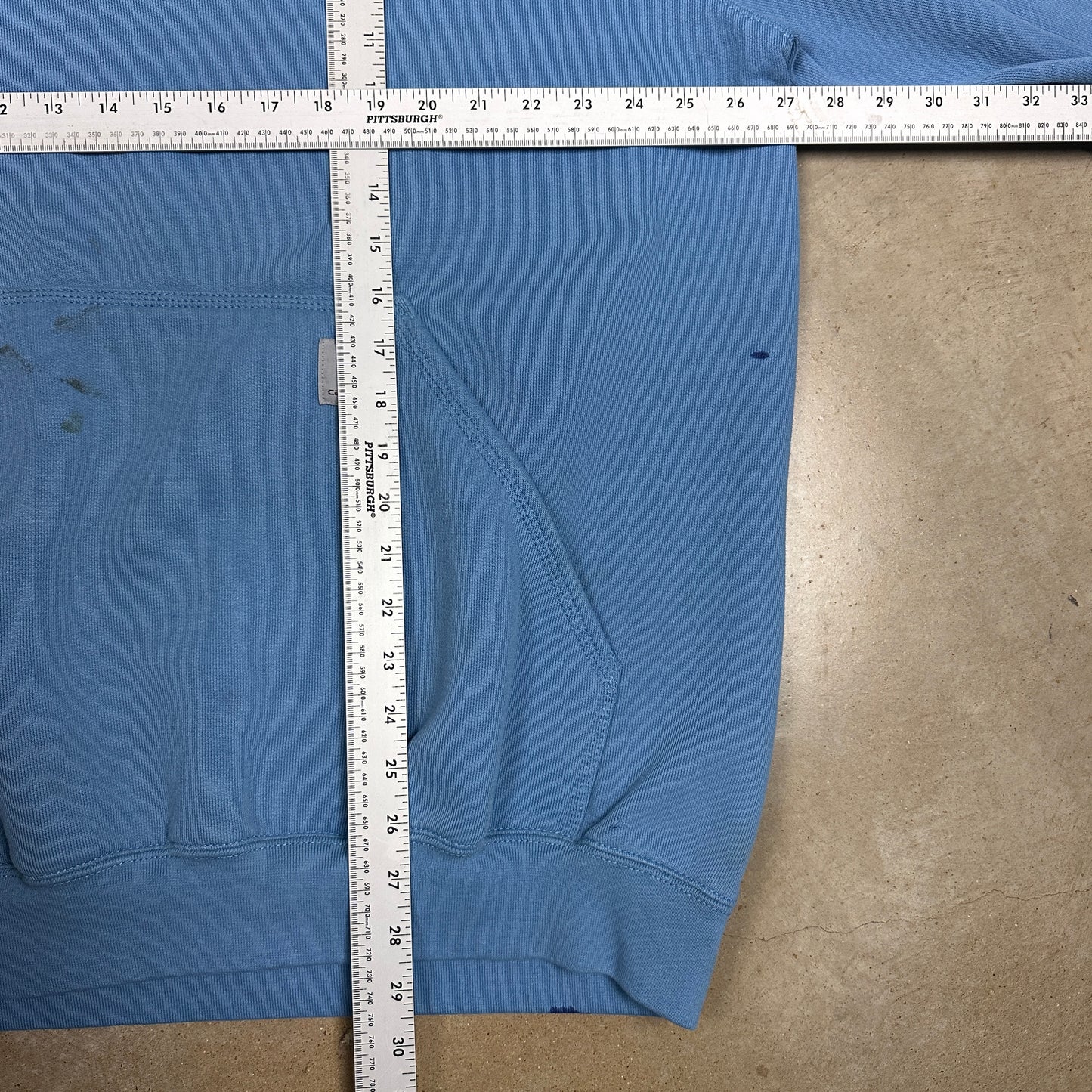 00s Sky Blue Carhartt Essential Hoodie XL V48