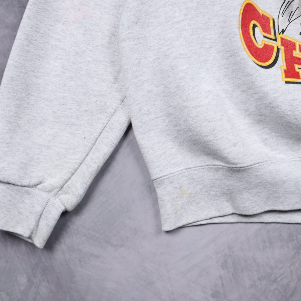 1993 Grey Kansas City Chiefs Crewneck Sweatshirt 6432