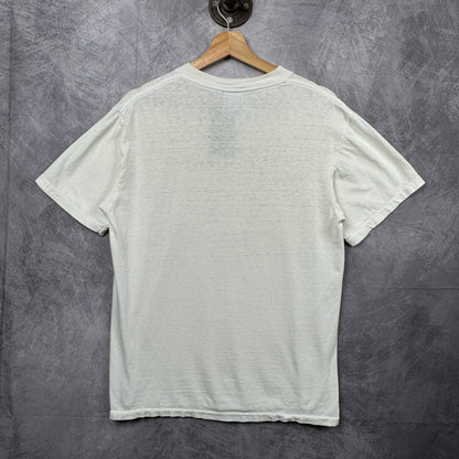 90s White Randy Owens Marlboro Ferrari Shirt 3935