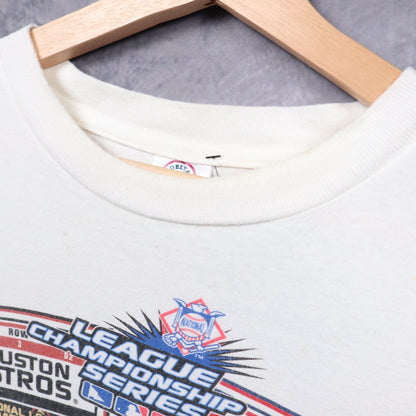 2004 White Astros vs Cardinals NLCS Championship Series Shirt 5521