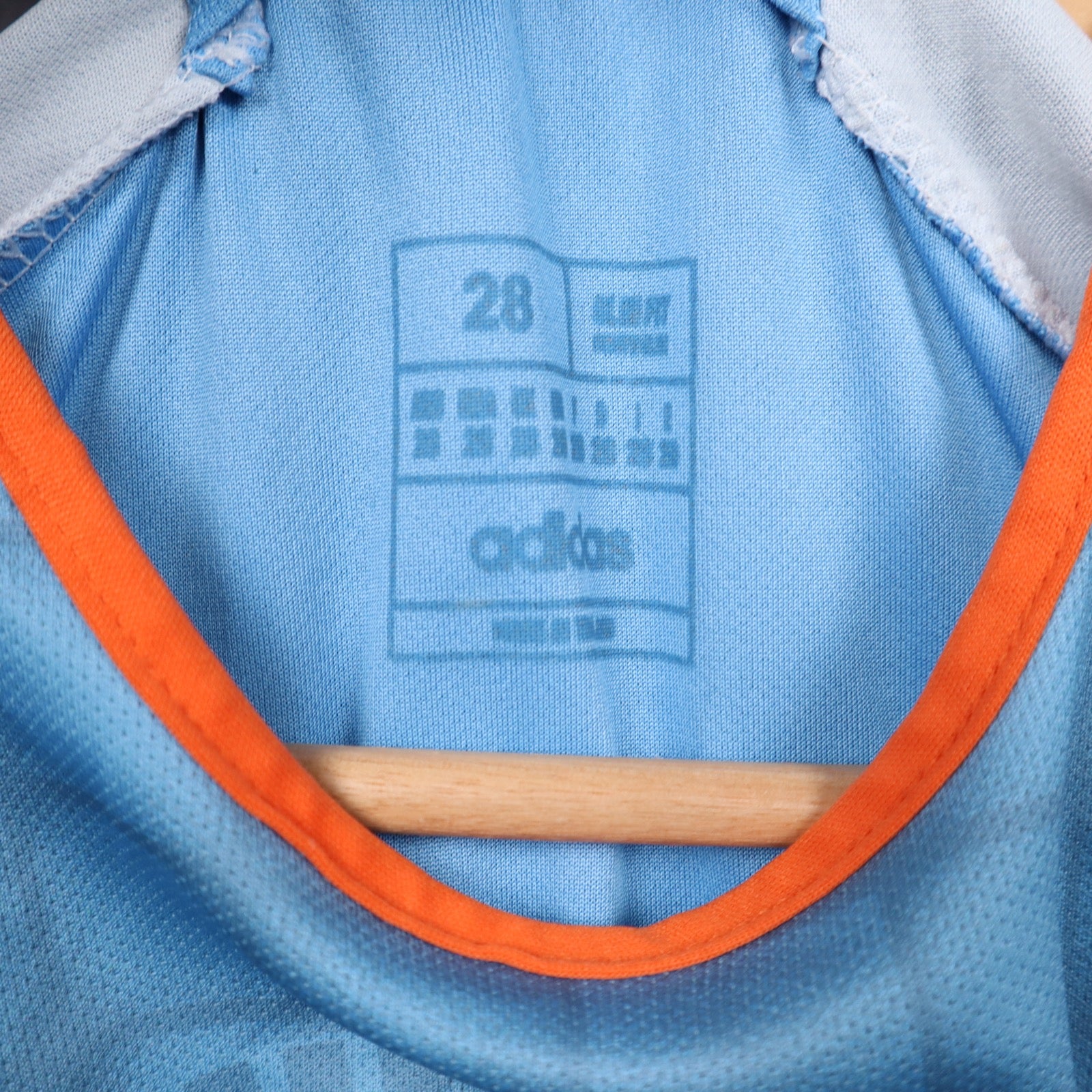 Early 2020s Light Blue New York City FC Etihad Adidas Soccer Jersey 5612