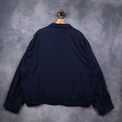 90s Navy Blue Polo Ralph Lauren Nylon Harrington Jacket 5491